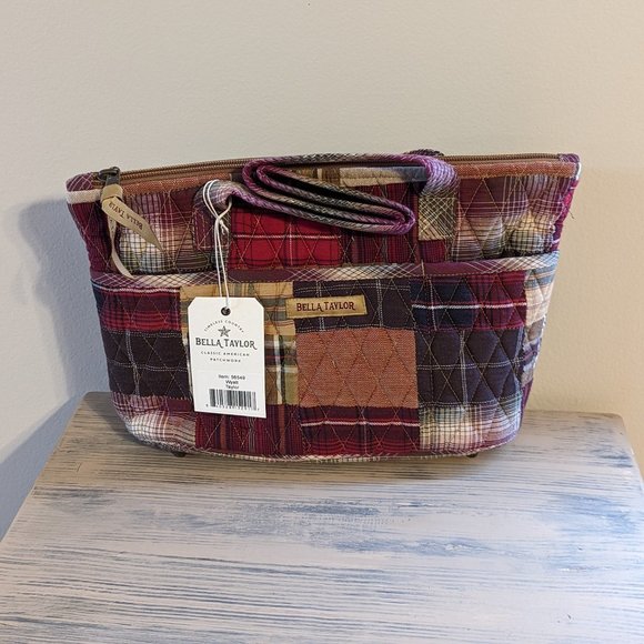 Bella Taylor Handbags - Bella Taylor Wyatt Taylor Patch work Shoulder Bag